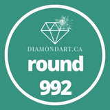 Round Diamonds DMC 900 - 3299-500 diamonds (3 grams)-992-DiamondArt.ca