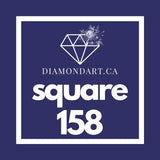 Square Diamonds DMC 100 - 499-500 diamonds (3 grams)-158-DiamondArt.ca