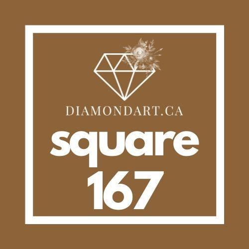 Square Diamonds DMC 100 - 499-500 diamonds (3 grams)-167-DiamondArt.ca