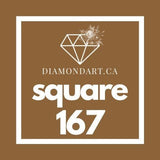 Square Diamonds DMC 100 - 499-500 diamonds (3 grams)-167-DiamondArt.ca