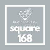 Square Diamonds DMC 100 - 499-500 diamonds (3 grams)-168-DiamondArt.ca