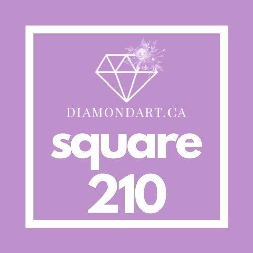 Square Diamonds DMC 100 - 499-500 diamonds (3 grams)-210-DiamondArt.ca
