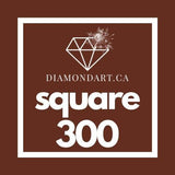 Square Diamonds DMC 100 - 499-500 diamonds (3 grams)-300-DiamondArt.ca