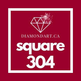Square Diamonds DMC 100 - 499-500 diamonds (3 grams)-304-DiamondArt.ca