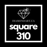 Square Diamonds DMC 100 - 499-500 diamonds (3 grams)-310-DiamondArt.ca