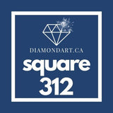 Square Diamonds DMC 100 - 499-500 diamonds (3 grams)-312-DiamondArt.ca