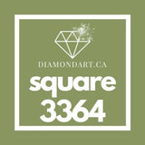 Square Diamonds DMC 3300 - 3799-500 diamonds (3 grams)-3364-DiamondArt.ca