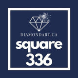 Square Diamonds DMC 100 - 499-500 diamonds (3 grams)-336-DiamondArt.ca