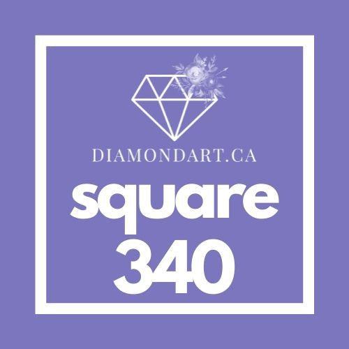 Square Diamonds DMC 100 - 499-500 diamonds (3 grams)-340-DiamondArt.ca