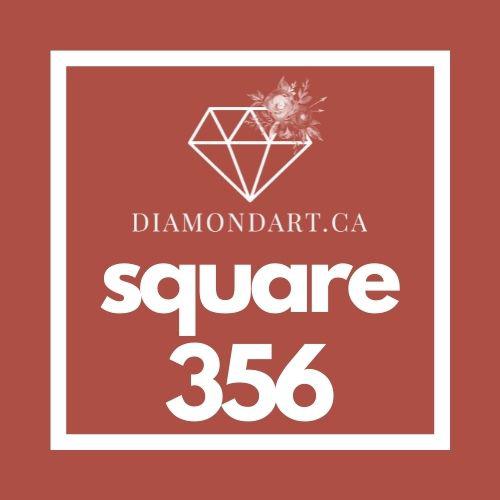 Square Diamonds DMC 100 - 499-500 diamonds (3 grams)-356-DiamondArt.ca
