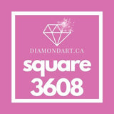 Square Diamonds DMC 3300 - 3799-500 diamonds (3 grams)-3608-DiamondArt.ca
