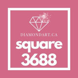 Square Diamonds DMC 3300 - 3799-500 diamonds (3 grams)-3688-DiamondArt.ca