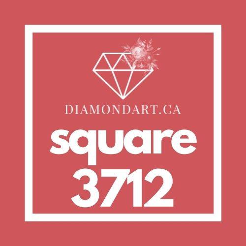 Square Diamonds DMC 3300 - 3799-500 diamonds (3 grams)-3712-DiamondArt.ca