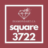 Square Diamonds DMC 3300 - 3799-500 diamonds (3 grams)-3722-DiamondArt.ca