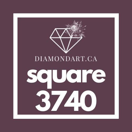 Square Diamonds DMC 3300 - 3799-500 diamonds (3 grams)-3740-DiamondArt.ca