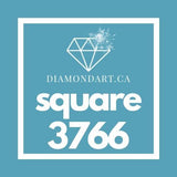 Square Diamonds DMC 3300 - 3799-500 diamonds (3 grams)-3766-DiamondArt.ca