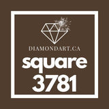 Square Diamonds DMC 3300 - 3799-500 diamonds (3 grams)-3781-DiamondArt.ca
