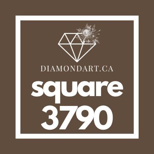 Square Diamonds DMC 3300 - 3799-500 diamonds (3 grams)-3790-DiamondArt.ca