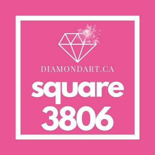 Square Diamonds DMC 3800 - 5200-500 diamonds (3 grams)-3806-DiamondArt.ca