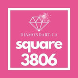 Square Diamonds DMC 3800 - 5200-500 diamonds (3 grams)-3806-DiamondArt.ca