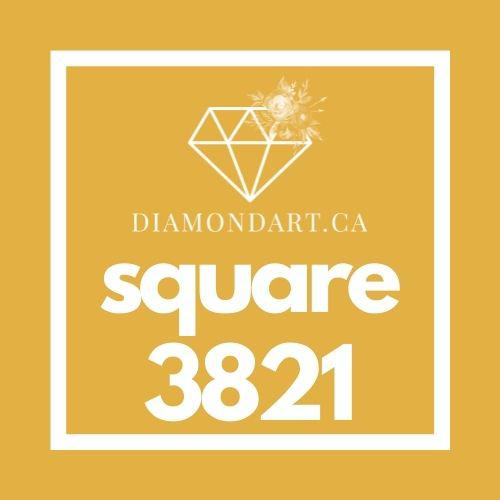 Square Diamonds DMC 3800 - 5200-500 diamonds (3 grams)-3821-DiamondArt.ca