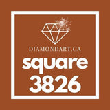 Square Diamonds DMC 3800 - 5200-500 diamonds (3 grams)-3826-DiamondArt.ca