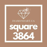 Square Diamonds DMC 3800 - 5200-500 diamonds (3 grams)-3864-DiamondArt.ca