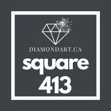Square Diamonds DMC 100 - 499-500 diamonds (3 grams)-413-DiamondArt.ca