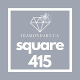 Square Diamonds DMC 100 - 499-500 diamonds (3 grams)-415-DiamondArt.ca