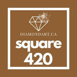 Square Diamonds DMC 100 - 499-500 diamonds (3 grams)-420-DiamondArt.ca