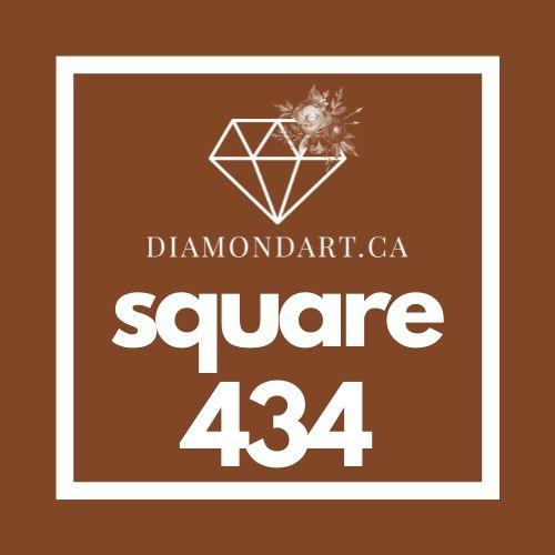 Square Diamonds DMC 100 - 499-500 diamonds (3 grams)-434-DiamondArt.ca