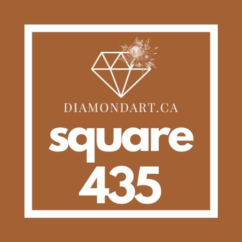 Square Diamonds DMC 100 - 499-500 diamonds (3 grams)-435-DiamondArt.ca