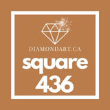 Square Diamonds DMC 100 - 499-500 diamonds (3 grams)-436-DiamondArt.ca