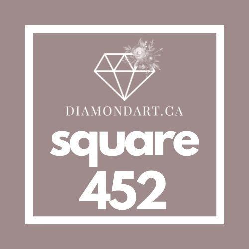 Square Diamonds DMC 100 - 499-500 diamonds (3 grams)-452-DiamondArt.ca