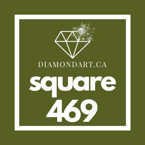 Square Diamonds DMC 100 - 499-500 diamonds (3 grams)-469-DiamondArt.ca