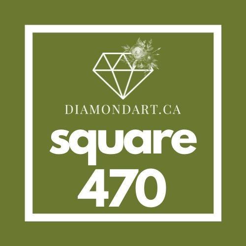 Square Diamonds DMC 100 - 499-500 diamonds (3 grams)-470-DiamondArt.ca