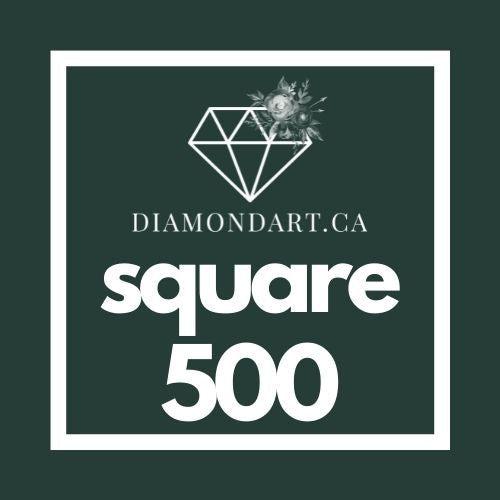 Square Diamonds DMC 500 - 699-500 diamonds (3 grams)-500-DiamondArt.ca