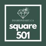 Square Diamonds DMC 500 - 699-500 diamonds (3 grams)-501-DiamondArt.ca