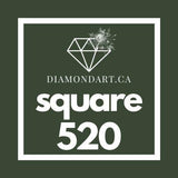 Square Diamonds DMC 500 - 699-500 diamonds (3 grams)-520-DiamondArt.ca