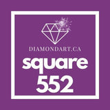 Square Diamonds DMC 500 - 699-500 diamonds (3 grams)-552-DiamondArt.ca