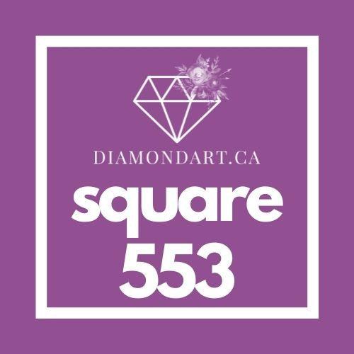 Square Diamonds DMC 500 - 699-500 diamonds (3 grams)-553-DiamondArt.ca