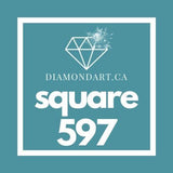 Square Diamonds DMC 500 - 699-500 diamonds (3 grams)-597-DiamondArt.ca
