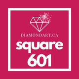 Square Diamonds DMC 500 - 699-500 diamonds (3 grams)-601-DiamondArt.ca