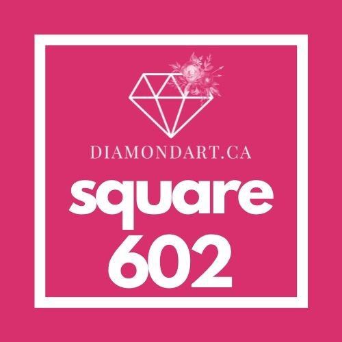 Square Diamonds DMC 500 - 699-500 diamonds (3 grams)-602-DiamondArt.ca