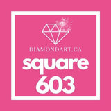 Square Diamonds DMC 500 - 699-500 diamonds (3 grams)-603-DiamondArt.ca