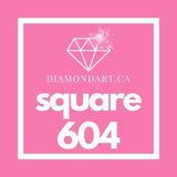 Square Diamonds DMC 500 - 699-500 diamonds (3 grams)-604-DiamondArt.ca