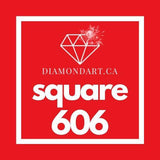 Square Diamonds DMC 500 - 699-500 diamonds (3 grams)-606-DiamondArt.ca