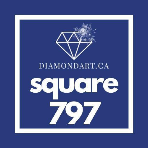 Square Diamonds DMC 700 - 899-500 diamonds (3 grams)-797-DiamondArt.ca