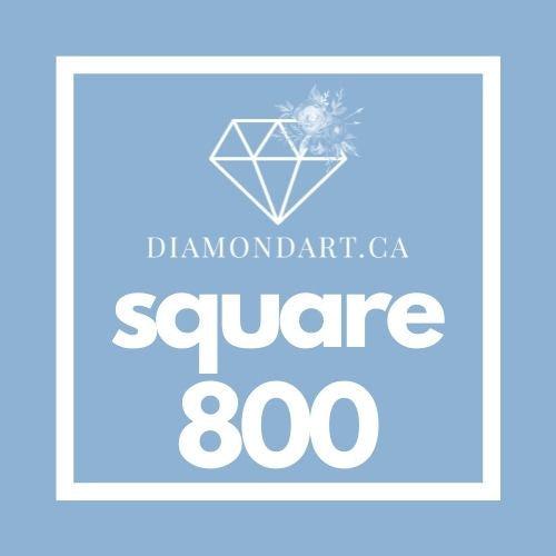 Square Diamonds DMC 700 - 899-500 diamonds (3 grams)-800-DiamondArt.ca