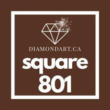 Square Diamonds DMC 700 - 899-500 diamonds (3 grams)-801-DiamondArt.ca